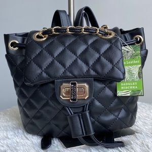 Badgley Mischka Quilted Backpack